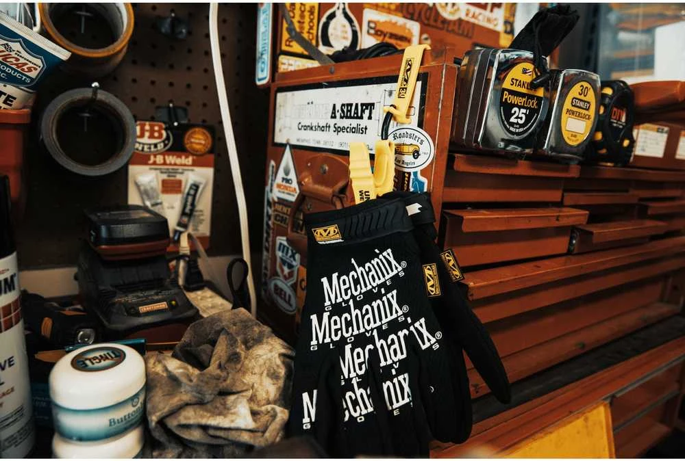 Mechanix Wear Pirštinių segtukas Mechanix, geltonas