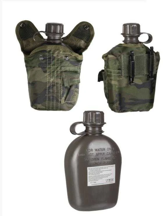 Mil-Tec Plastikinė gertuvė su dėklu 1L