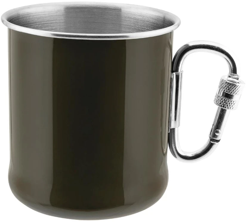 Mil-Tec OD 250ML S/PLIENINĖ KARABINERIO TAURĖ