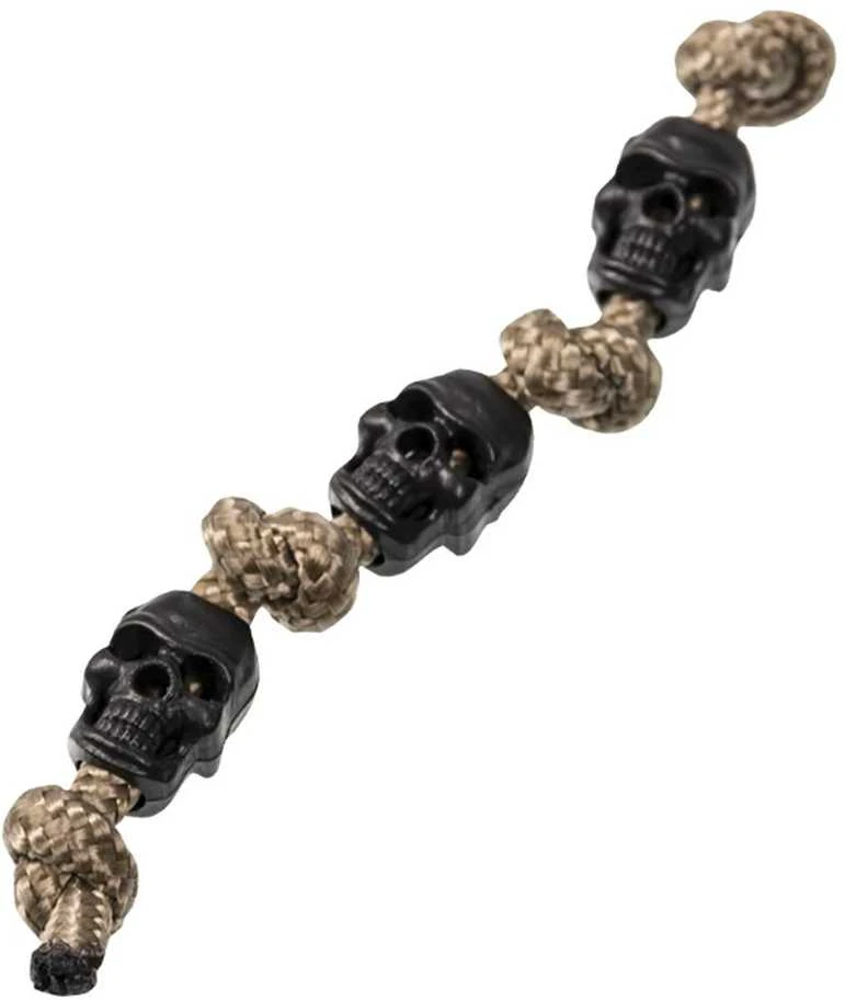 Mil-tec Skull fiksatoriai 10 vnt. Juodi