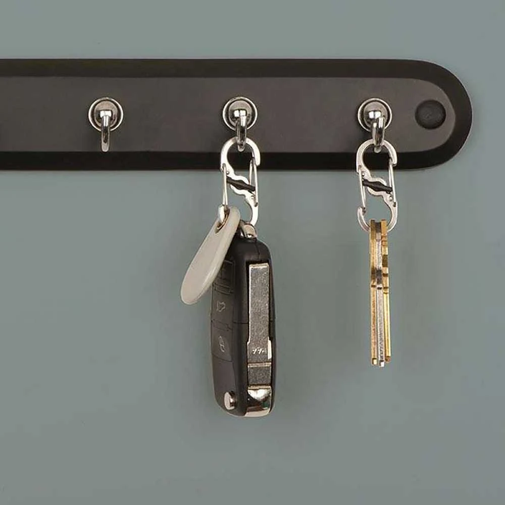 NITE-IZE karabinas S-Biner MicroLock (2vnt) juodas