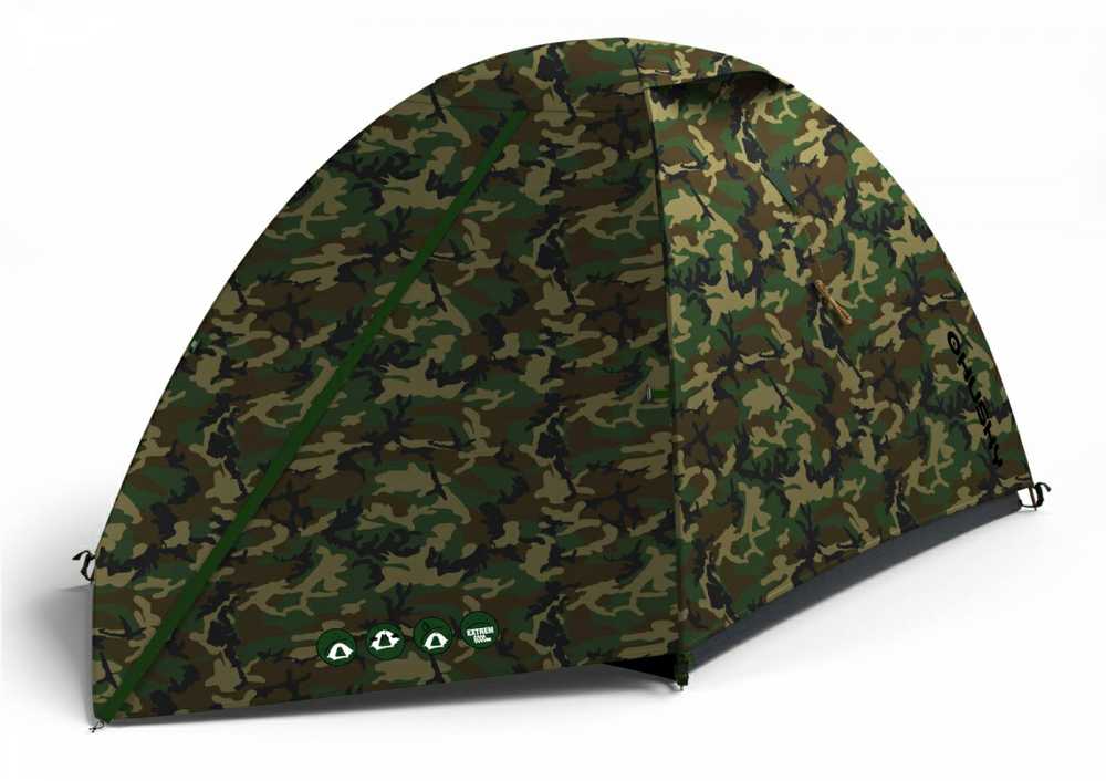 Palapinė HUSKY Bizam 2 Army woodland