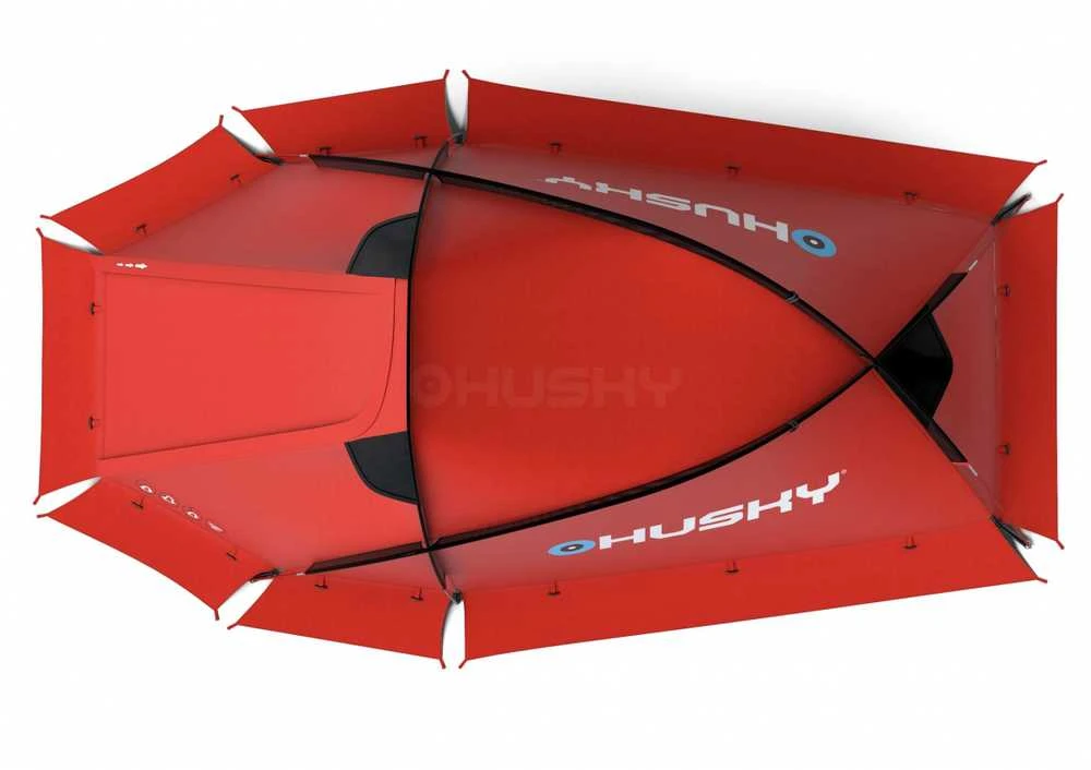 Palapinė HUSKY Flame 2 (Extreme) raudona