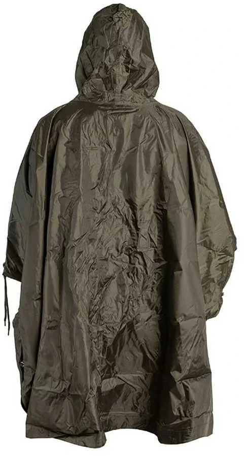 Palapinsiaustė Mil-Tec US Rip-Stop Poncho žalios spalvos (Olive)