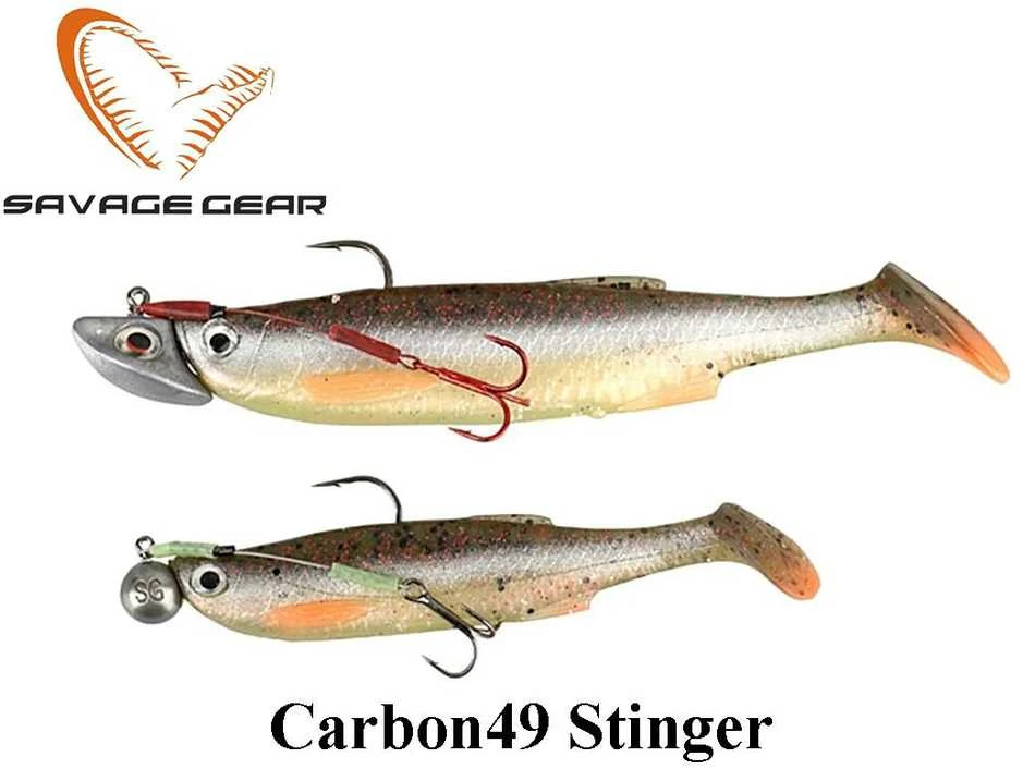 Pavadėlis Savage Gear Carbon49 Stinger #2 8.0cm 16kg