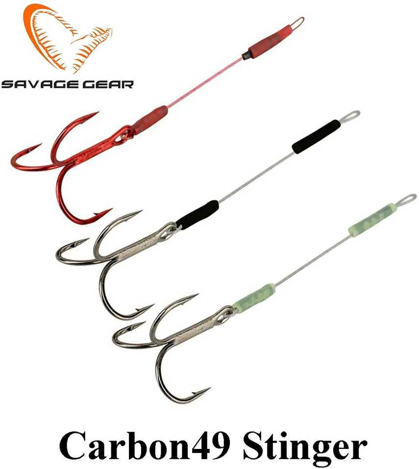 Pavadėlis Savage Gear Carbon49 Stinger #4 7,5cm 13kg