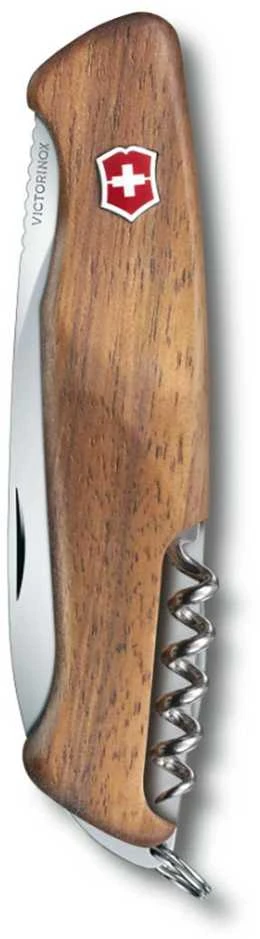 Šveicarija Victorinox Ranger 55 Wood kišeninis peilis su riešutmedžio kriaunomis