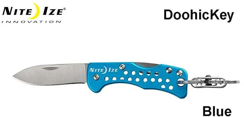Raktų pakabukas peilis Nite Ize DoohicKey KeyK Mėlynas
