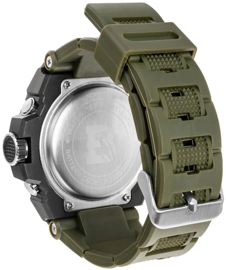 Rankinis laikrodis Badger Outdoor Grid Watch Army Žalias/Juodas