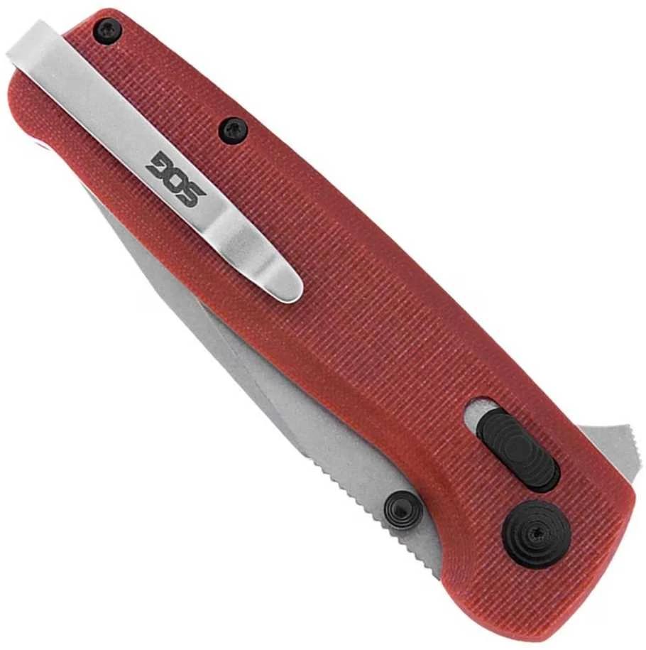 SOG Terminus XR G10 sulankstomas peilis Crimson