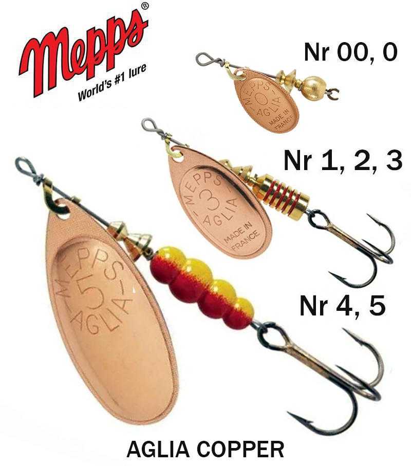 Sukriukė Mepps Aglia Copper