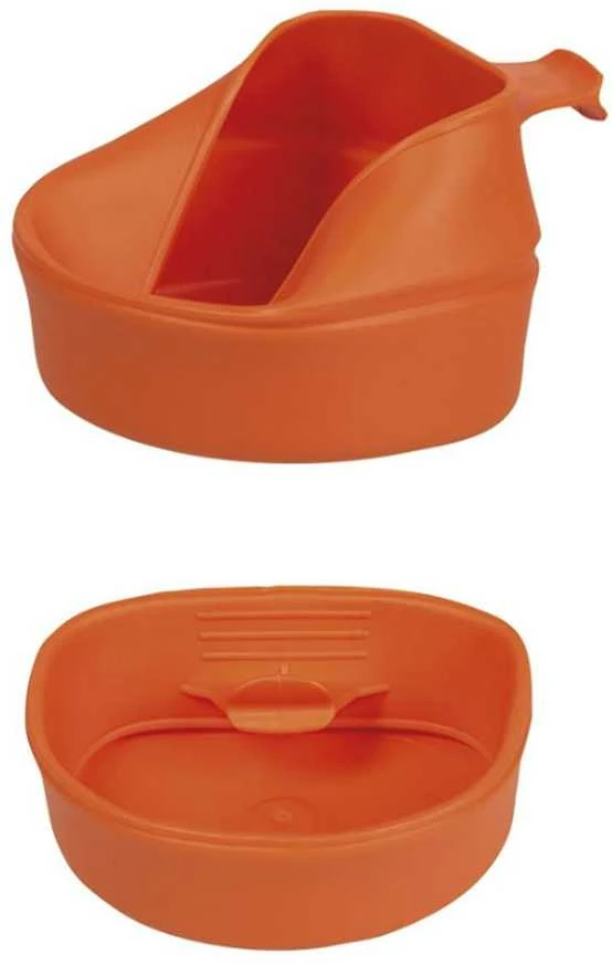 Švediškas sulankstomas puodukas WILDO Fold-a-cup 600ml Oranžinis