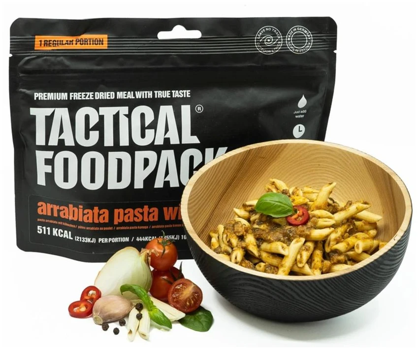 Tactical Foodpack Arrabiata makaronai su vištiena