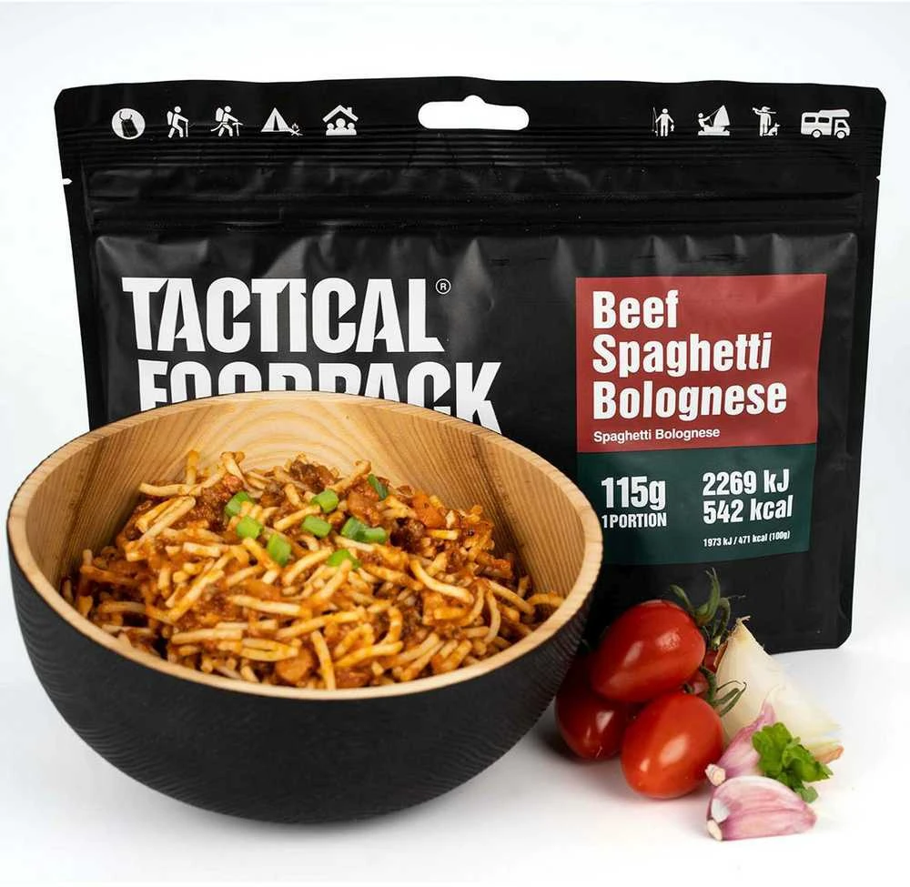Tactical Foodpack Jautiena su makaronais 115g