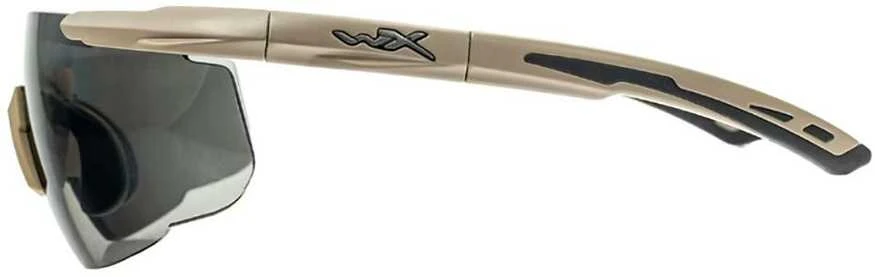 Wiley X Taktiniai apsauginiai akiniai WileyX SABER 308 trys linzės Tan