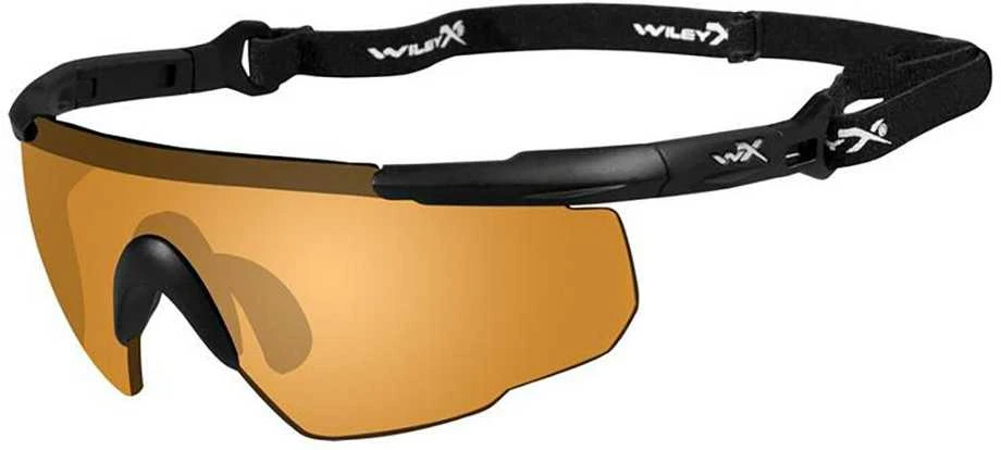Wiley X Taktiniai apsauginiai akiniai WileyX SABER 308 trys linzės Juoda