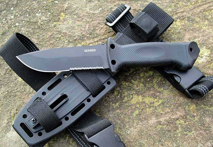 Peilis Gerber LMF II Infantry (juodas) 22-01629, 1027863