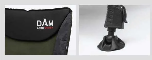 Karpinė Kėdė DAM CamoVision Easy su Porankiais Alu