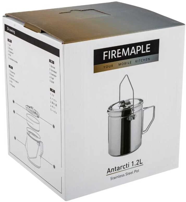 Turistinis puodas Fire Maple Antarcti 1,2 l talpos