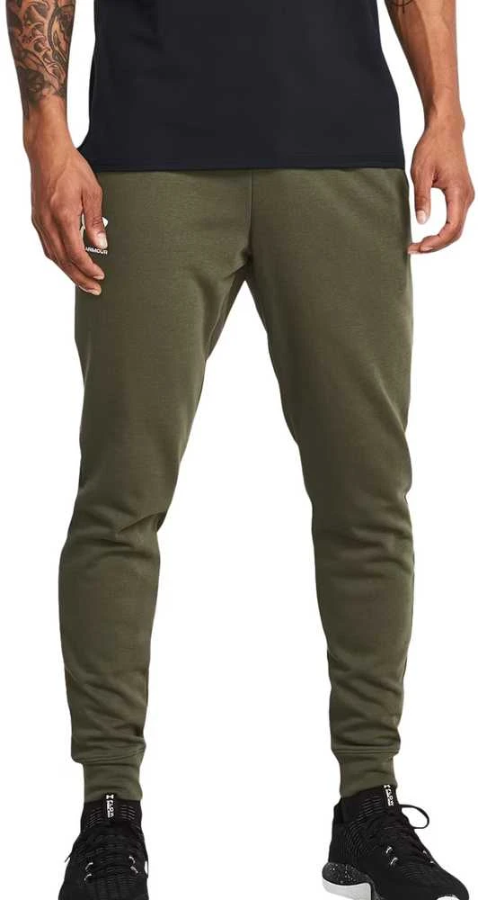 Under Armour Rival Terry Jogger kelnės - šviesiai žalios spalvos