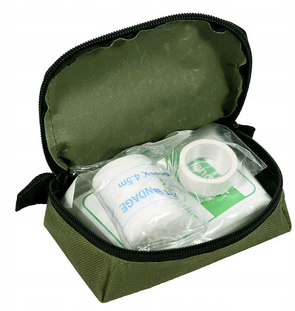 Vaistinėlė Mil-tec First Aid maža (žalia)