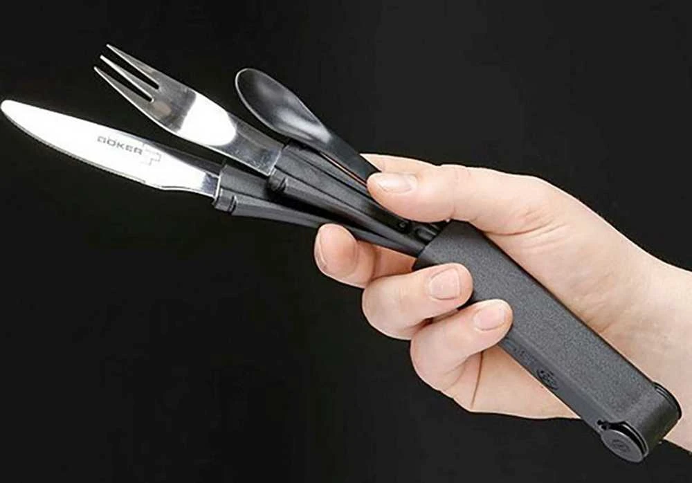 Boker nerūdijančio plieno stalo įrankiai Essential Snac Pack