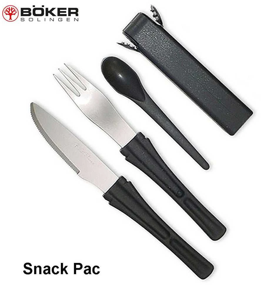 Boker nerūdijančio plieno stalo įrankiai Essential Snac Pack