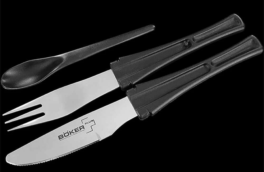 Boker nerūdijančio plieno stalo įrankiai Essential Snac Pack