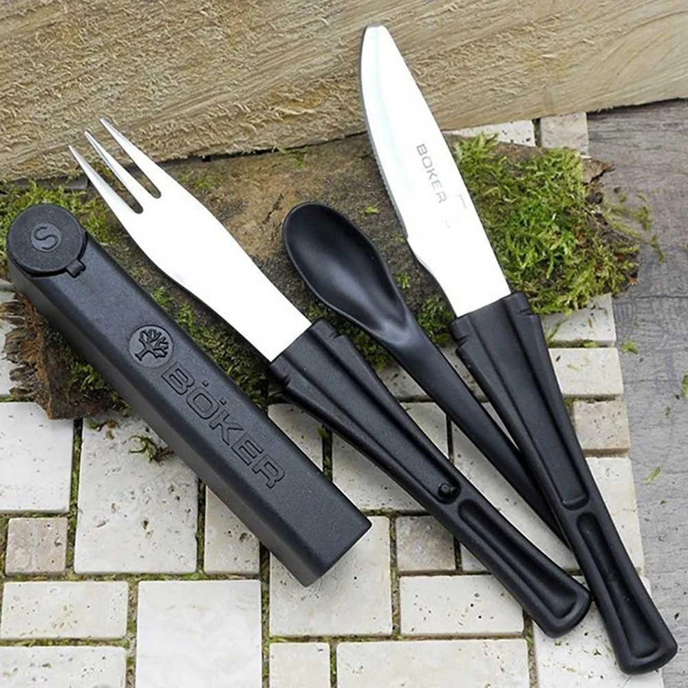 Boker nerūdijančio plieno stalo įrankiai Essential Snac Pack