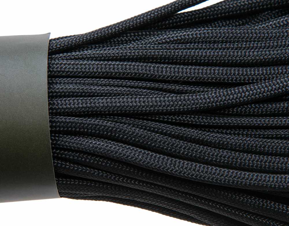 Virvutė PARACORD BADGER OUTDOOR 550 juoda 30 M