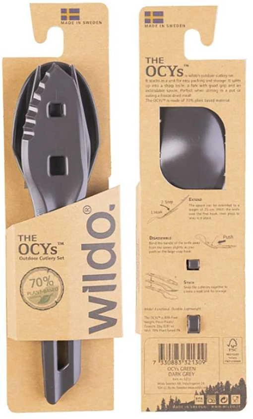 Wildo Ocys Turistinių stalo Įrankių Rinkinys Olive