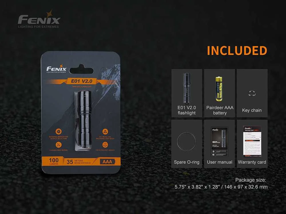 Žibintuvėlis Fenix E01 v2.0