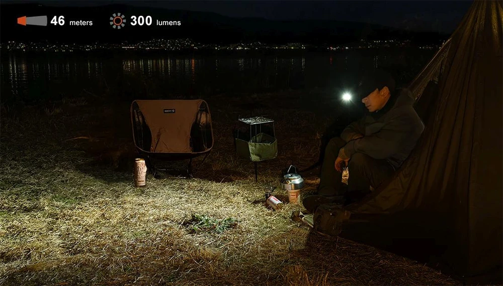LED žibintuvėlis Fenix E04R baltas