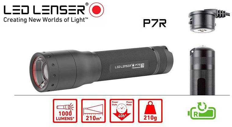 Rankinis prožektorius LED LENSER P7R