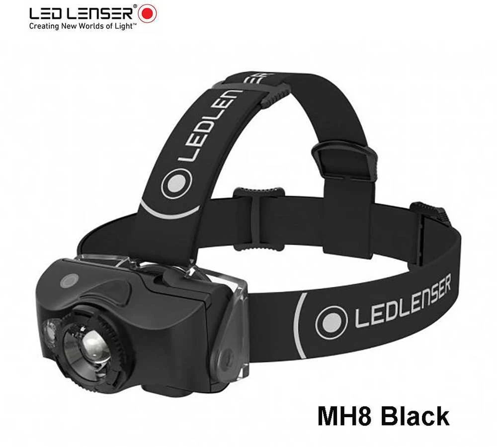 Žibintuvėlis LED LENSER MH8 (juodas) Multicolor LED