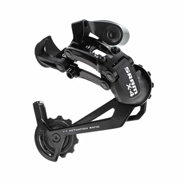 Pavarų perjungimo svirtis SRAM X-4 ilgas pavadėlis, juodas