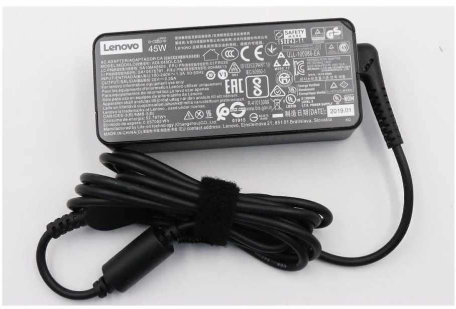 Nešiojamojo kompiuterio maitinimo adapteris Lenovo 45 W, 2.25 A, 20 V (AC Adapteris (20V 2.25A 45W))