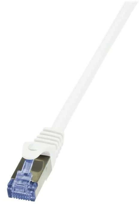 LOGILINK CQ4081S LOGILINK - Cat.6A Patch kabelis pagamintas iš Cat.7 neapdoroto kabelio, baltas, 7,5m