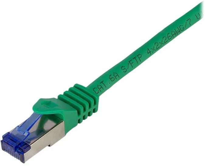 LogiLink Logilink Patchkabel Ultraflex, Cat.6A, S/FTP, grun, 0,5 m