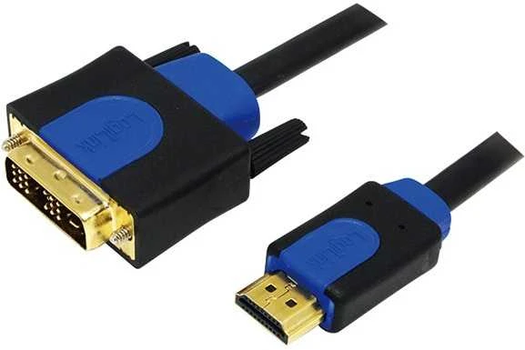 Kabelis LogiLink HDMI - DVI-D 1.8m mėlyna (CHB3102)