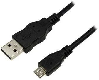 LOGILINK CU0058 LOGILINK - USB2.0 A tipo kabelis male į micro B tipą, 1m, juodas