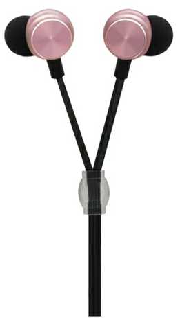 Ausinės 2GO In-Ear Stereo-Ausinės ''Luxury'' Zipper-Style rosé