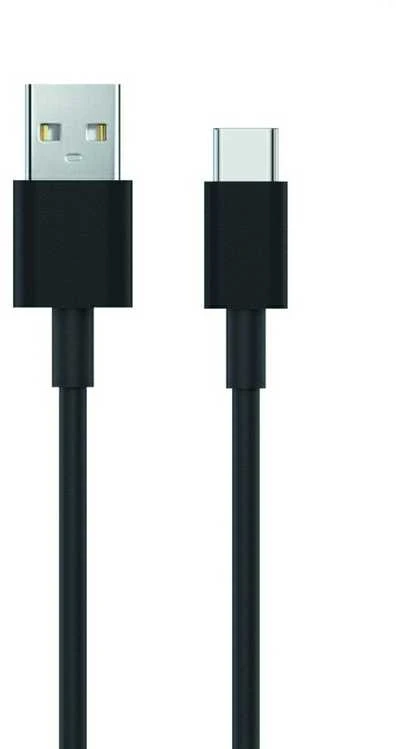 Kabelis USB 2GO USB-A - USB-C 1 m Juodas (795731)
