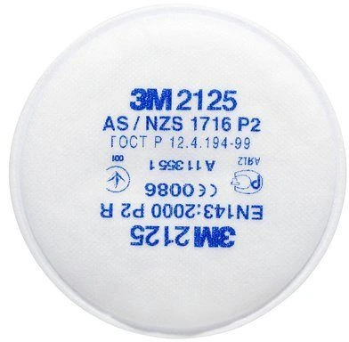 3M 2125, kietųjų dalelių filtras, 2 vnt., P2