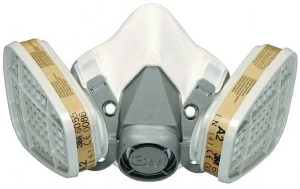 Apsauginė puskaukė 3M 6300 be filtrų, dydis L