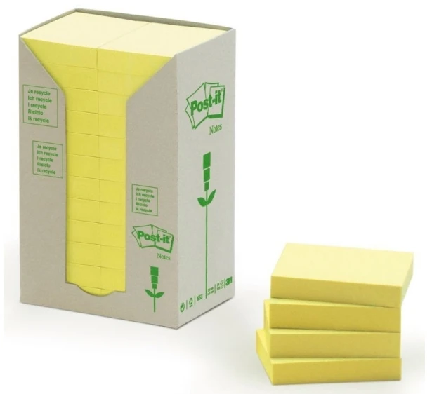3M 653-1T, Geltonas, 38 mm, 51 mm, 100 vnt., 24 lapai