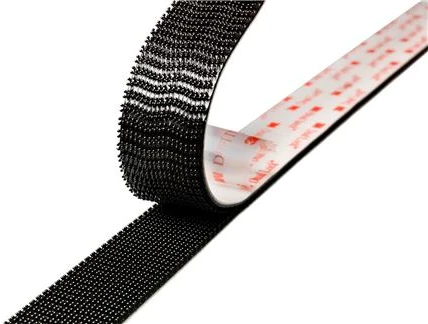 3M dvigubo užrakto daugkartinio uždarymo jungties sprendimas SJ355B, juodas, 25 mm x 2,5 m, 5,7 mm, lizdinė pakuotė, 1 ritinėlis