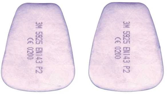 3M 5925 P2 filtrai poroje