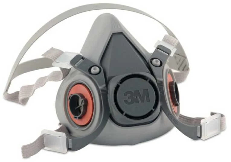 3M 6100 puskaukė su reguliuojamais dirželiais