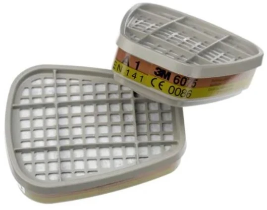 3M K6055, Dujų ir garų kasetė, 1 vnt., A2, Pilka